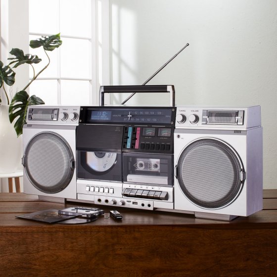 DAB+ boombox ’Retro jaren 80’ 