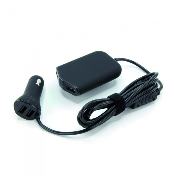 Dubbele usb-adapter voor in de auto 