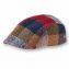 Casquette à carreaux laine Shetland - 1