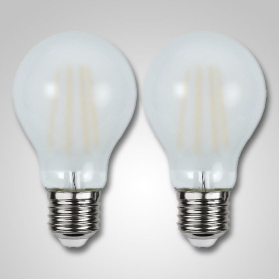 LED-Lamp E27 Warmwit 2 stuks