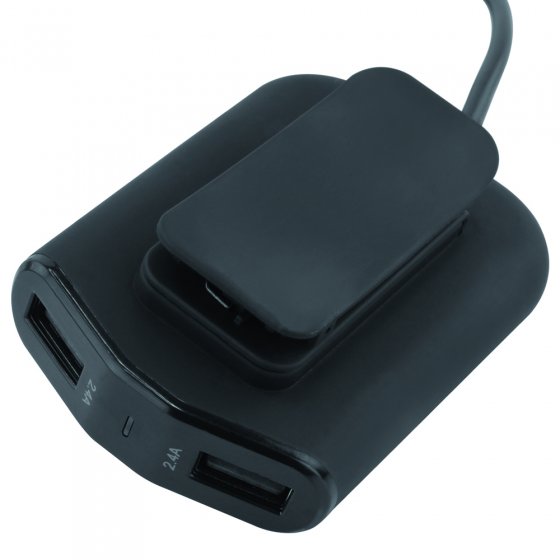 Dubbele usb-adapter voor in de auto 