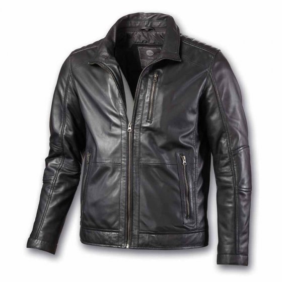 Veste en cuir nappa d'agneau 