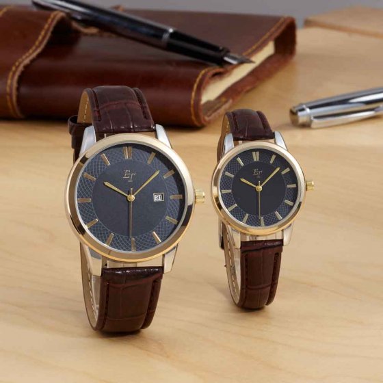 Uw cadeau: een exclusieve set partnerhorloges 