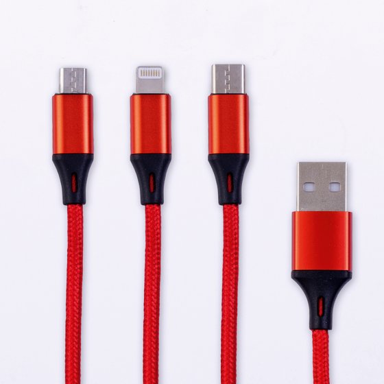 USB-oplaadkabel 3-in-1 