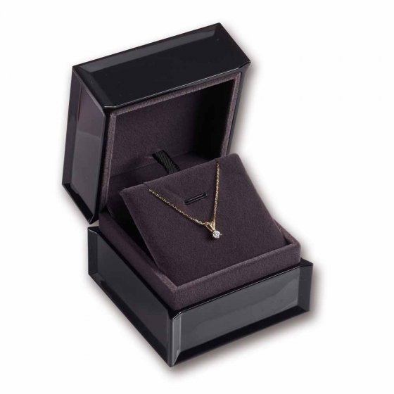 Gouden ketting met diamant, 0,21 kt 